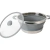 Campeggio-Brunner Pentola da campeggio collassabile "volcano fold-away ø 20" in plastica e acciaio inox