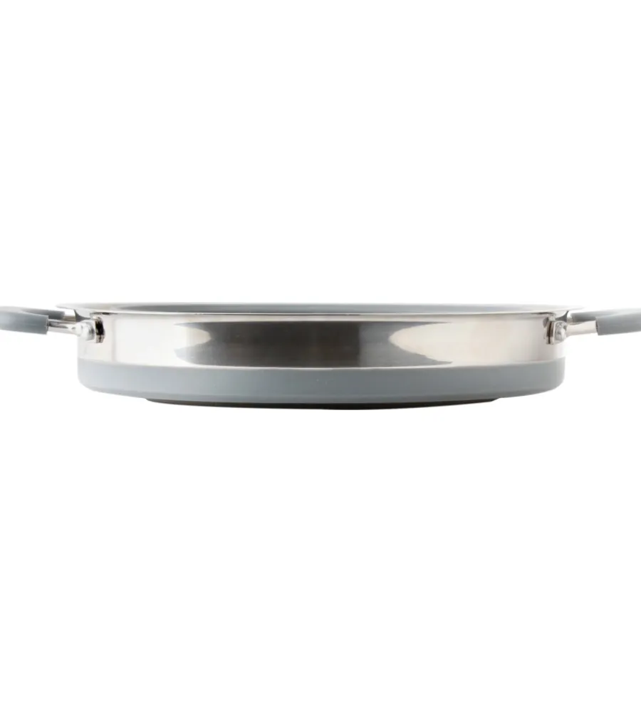 Campeggio-Brunner Pentola da campeggio collassabile "volcano fold-away ø 20" in plastica e acciaio inox