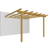 Coperture Per Esterno E Accessori|Pergola addossata da esterno in legno, 240x300 cm
