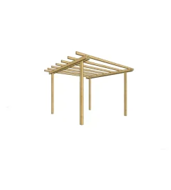 Coperture Per Esterno E Accessori|Pergola autoportante da esterno in legno, 240x300 cm