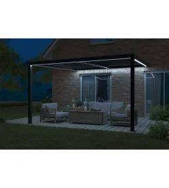 Coperture Per Esterno E Accessori- Pergola bioclimatica addossata riviera