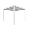 Coperture Per Esterno E Accessori|Pergola bioclimatica da esterno "artemide" in alluminio bianco 3x3 m