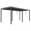 Coperture Per Esterno E Accessori|Pergola bioclimatica elica garden antracite 5,8x3x2,5 m