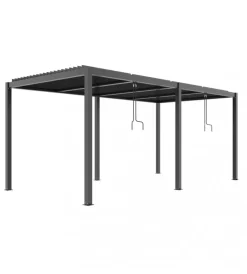 Coperture Per Esterno E Accessori|Pergola bioclimatica elica garden antracite 5,8x3x2,5 m