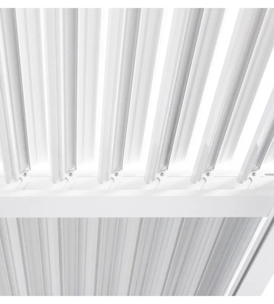 Outlet Pergola bioclimatica elica garden bianco 5,8x3x2,5 mt Coperture Per Esterno E Accessori