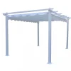 Online Pergola rettangolare elica garden "astoria" in alluminio e poliestere bianco 400x300x240 cm Coperture Per Esterno E Accessori