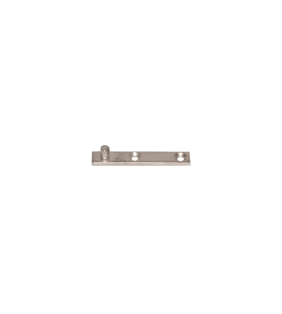Ferramenta Per Mobili E Infissi- Perni a falsa squadra - 50 mm. - ferro lucido - 1 pz.