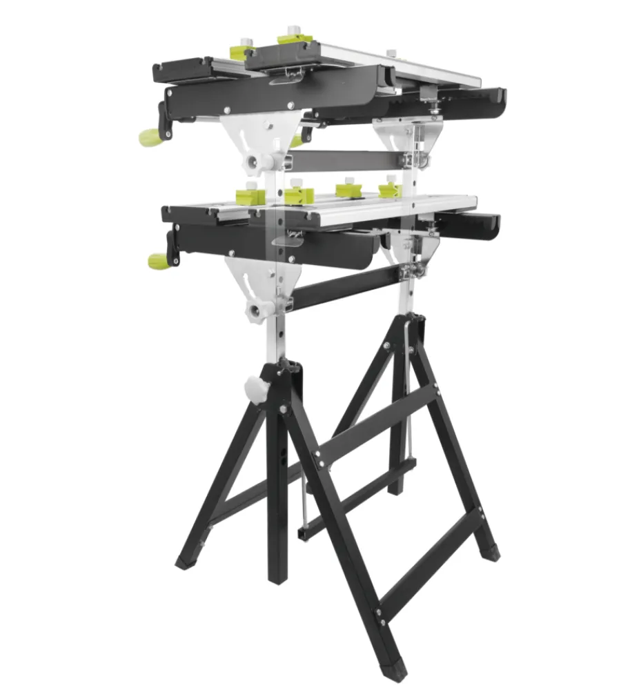 Ryobi Officina E Garage|Piano da lavoro in metallo pieghevole e regolabile rwb03 -