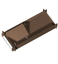Trabatelli E Scale Professionali- Piano di lavoro con botola per ponteggio grimeu75 - 165 x 60 cm