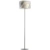 Online Piantana 1 luce "piume" grigio e27 Illuminazione Per Interno