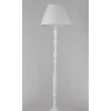 Illuminazione Per Interno|Piantana "bourlesque" in legno bianco 156x45 cm, max 60w