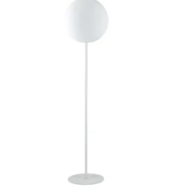 Illuminazione Per Esterno- Piantana da giardino "geco" bianca 30x150cm, 1xe27