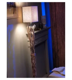 Illuminazione Per Interno-Onli Piantana "marica" legno e tessuto, e27