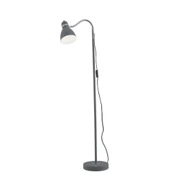 Illuminazione Per Interno|Piantana moderna "people" in metallo grigio 1xe27 40w