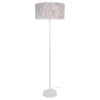 Discount Piantana "lunita"  1 luce tessuto, e27 Illuminazione Per Interno