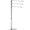 Accessori Bagno|Piantana porta asciugamano cromo hibiscus