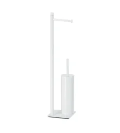 Online Piantana portarotolo e scopino wc gedy "trilly" in acciaio inox bianco Accessori Bagno