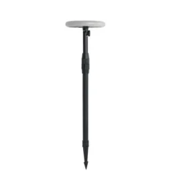 Illuminazione Per Esterno- Piantana solare led da esterno nero 4000k, 3w