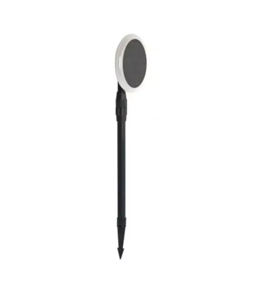 Sale Piantana solare led da esterno nero 3000k, 3w Illuminazione Per Esterno