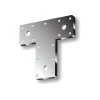 Ferramenta Per Esterno|Piastra a "t" forata 160 x 98 x 45 mm.