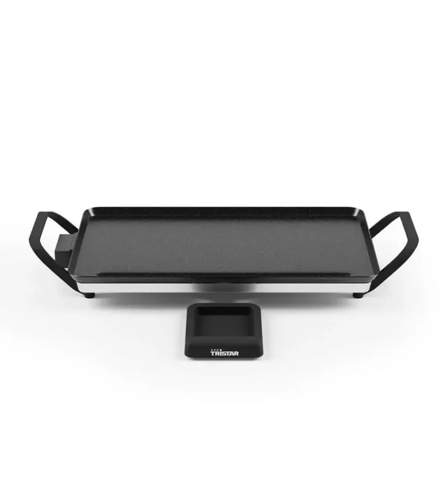 Discount Piastra elettrica tristar nero con griglia 45x26 cm Barbecue