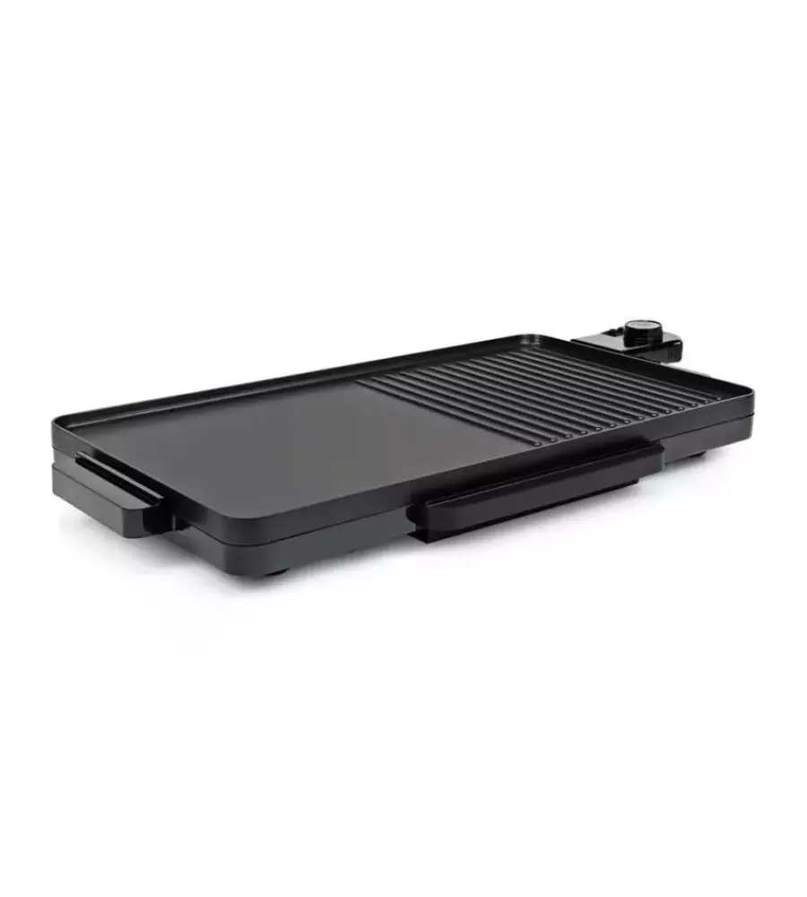 Barbecue|Piastra grill elettrica tristar "bp-2750" con griglia 49x27 cm