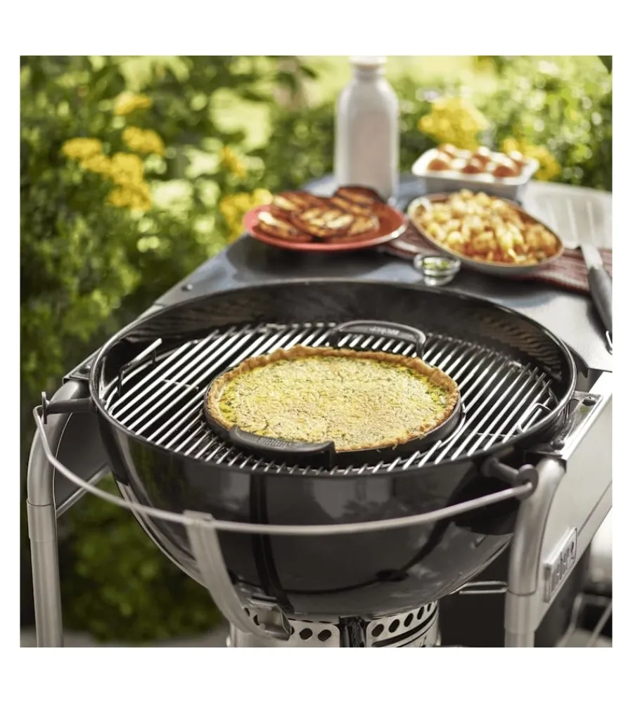 Outlet Piastra in ghisa per barbecue "gourmet bbq system" 30,5x38,5x5,1 cm Barbecue