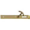 Ferramenta Per Esterno- Piastra portalucchetto con leva 200 x 32 x 3,0 mm. - zincato giallo