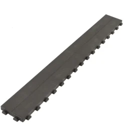 ArtPlast Fontane, Decorazioni E Pavimentazioni|Piastrella da esterno a doga effetto legno marrone - 118x14,5x2,5 cm.