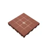 Fontane, Decorazioni E Pavimentazioni-ArtPlast Piastrella da esterno autobloccante colore cotto, 400x400x48 mm.
