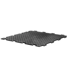 Sale Piastrella da esterno in pvc ad incastro colore nero, 500x500x8 mm Fontane, Decorazioni E Pavimentazioni