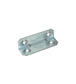 Ferramenta Per Mobili E Infissi|Piastrina ad angolo in acciaio zincato 20 x 20 x 67 mm.