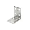 Sistemi Di Fissaggio- Piastrina di giunzione ad angolo asolata 60 x 60 spessore 2 mm. - 4 pz.