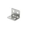 Sistemi Di Fissaggio- Piastrina di giunzione ad angolo asolata 20 x 20 spessore 2 mm. - 4 pz.