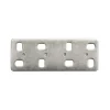 Sistemi Di Fissaggio- Piastrina di giunzione dritta asolata 120 x 30 spessore 2 mm. - 4 pz.