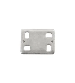 Sistemi Di Fissaggio- Piastrina di giunzione dritta asolata 40 x 30 spessore 2 mm. - 4 pz.