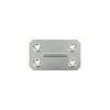 Sistemi Di Fissaggio- Piastrina dritta 67 x 40 spessore 1 mm. - 4 pz.