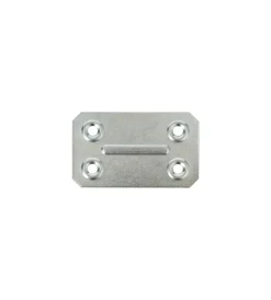 Sistemi Di Fissaggio- Piastrina dritta 67 x 40 spessore 1 mm. - 4 pz.