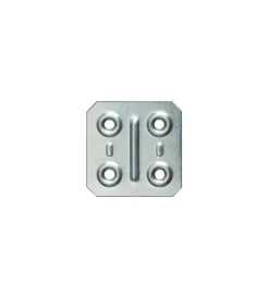 Sistemi Di Fissaggio- Piastrina quadrata 40 x 40 spessore 1 mm. - 4 pz.