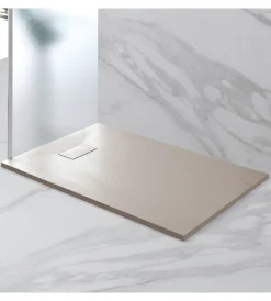 Docce E Accessori- Piatto doccia effetto pietra tortora, 80x120 cm
