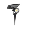 Illuminazione Per Esterno- Picchetto faretto led solare da esterno vtac nero 400k