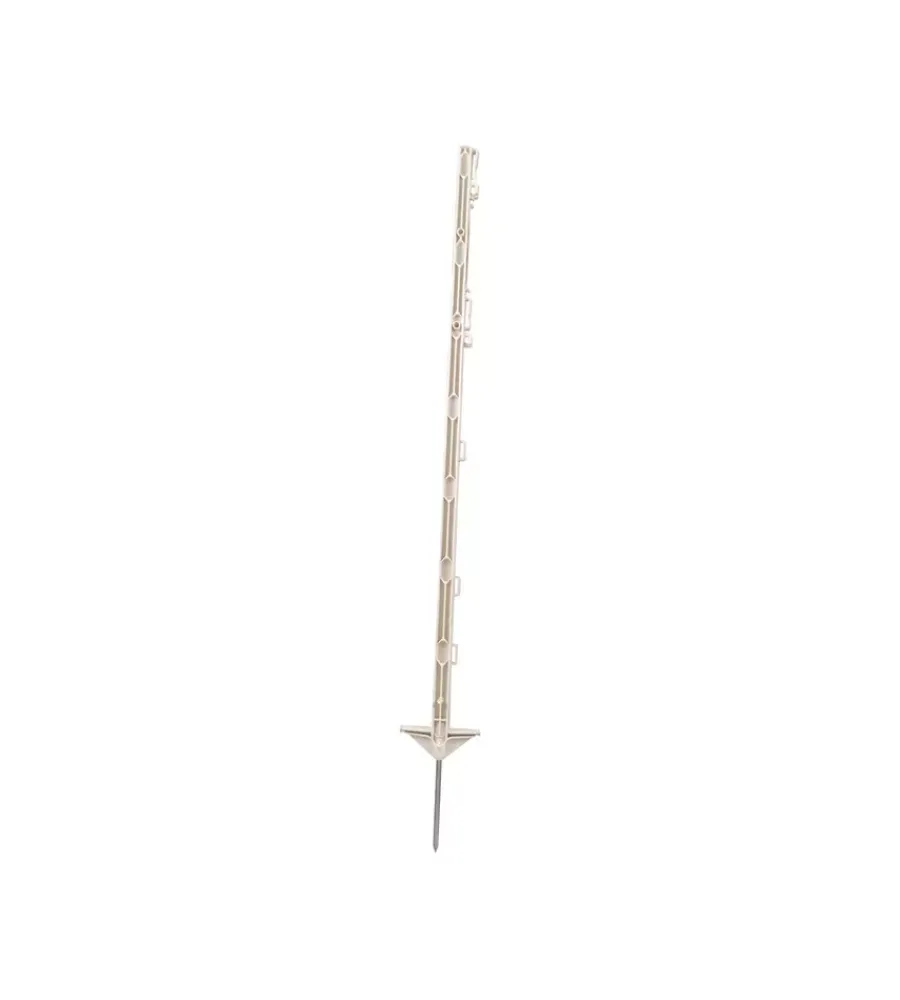 Recinzione X Animali-Ama Picchetto per recinzione elettrica in plastica bianco 156 cm 40 pezzi