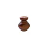 Ferramenta Per Mobili E Infissi|Piedino in legno serie "dekor" - ø 53 - h.60 mm. - noce