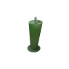 Ferramenta Per Mobili E Infissi- Piedino in plastica serie "calice" - ø 60 - h.130 mm. - verde smeraldo
