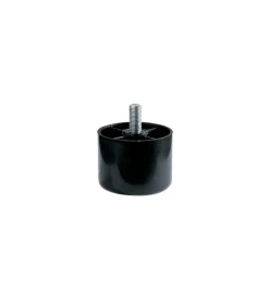 Piedino in plastica serie "black" - ø 60 - h.60 mm. - nero Ferramenta Per Mobili E Infissi