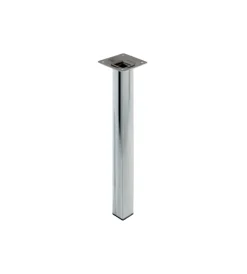Ferramenta Per Mobili E Infissi|Piedino quadro "element system" - 25x25 - h.400 mm. - cromo