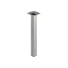 Ferramenta Per Mobili E Infissi- Piedino quadro "element system" - 25x25 - h.100 mm. - alluminio