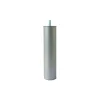 Piedino tondo in metallo per rete letto ø 60 - h. 25 cm. grigio Ferramenta Per Mobili E Infissi