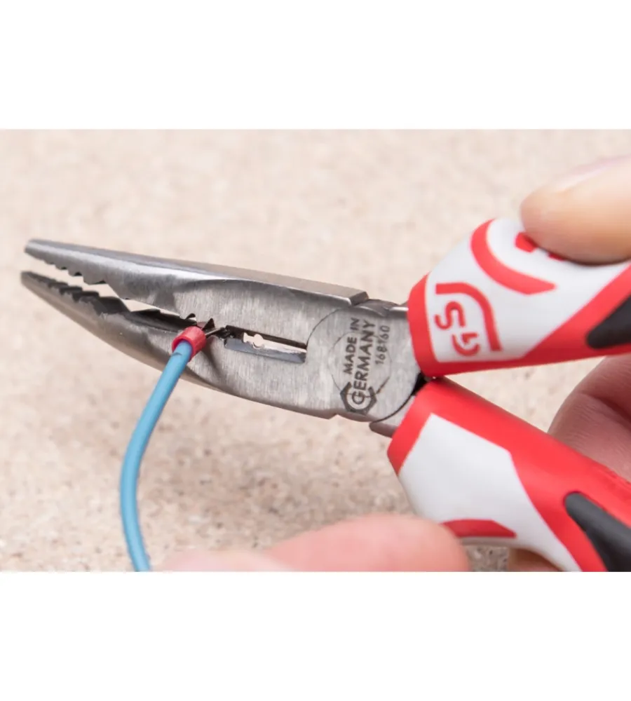 Hot Pinza becchi curvi 3k con crimpatrice e spelafili 160 mm. Pinze E Tenaglie
