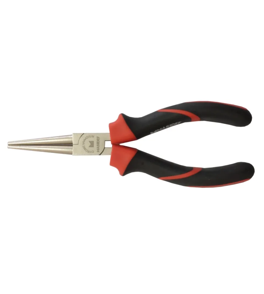 Pinze E Tenaglie- Pinza becchi tondi dritti cromo vanadio 160 mm.